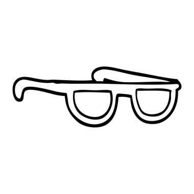 çizgi çizme çizgi film güneş gözlüğü