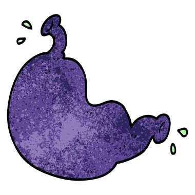 çizgi film doodle organ, vektör