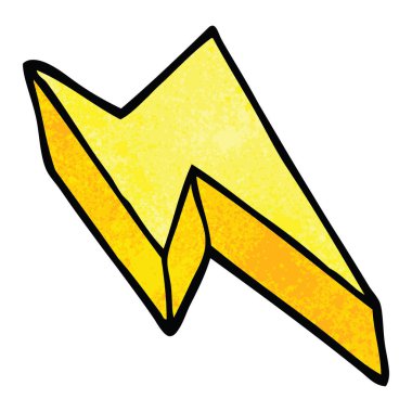 çizgi film doodle dekoratif şimşek