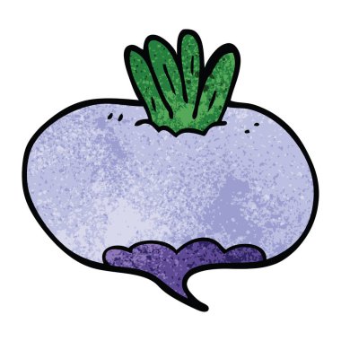 Doodle sebze, renkli vektör çizim karikatür