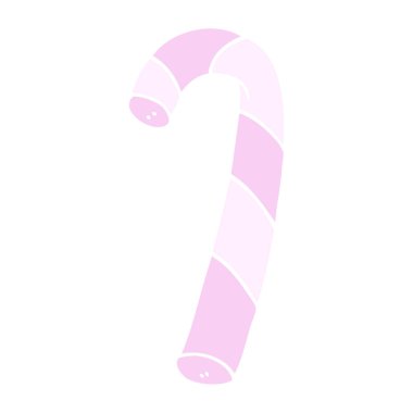 Doodle pembe şekerler karikatür