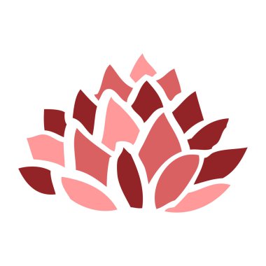 çizgi film doodle çiçekli lotus