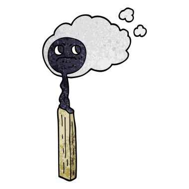 çizgi film doodle maç vektör çizim