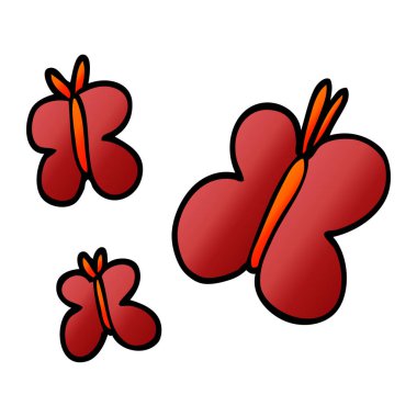 Doodle bugs, renkli vektör çizim karikatür