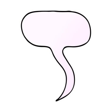 çizgi film doodle konuşma balonu