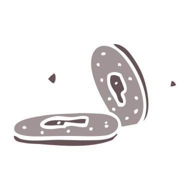 çizgi film doodle para sikke