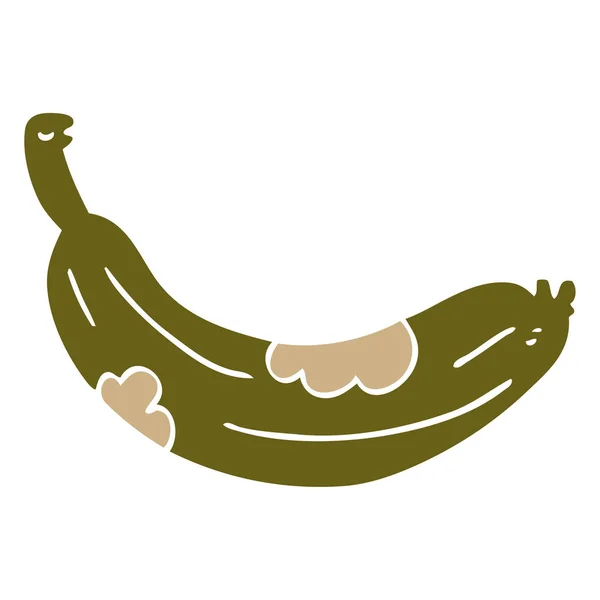 Cartoon Doodle Rotte Bananen — Stockvector