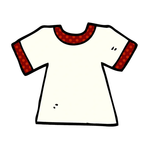 Camiseta Dibujos Animados Garabato — Archivo Imágenes Vectoriales