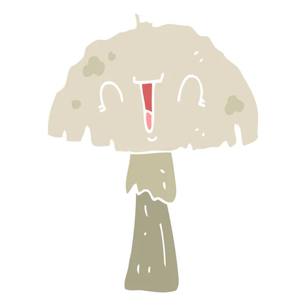 平彩型动画片蘑菇 — 图库矢量图片