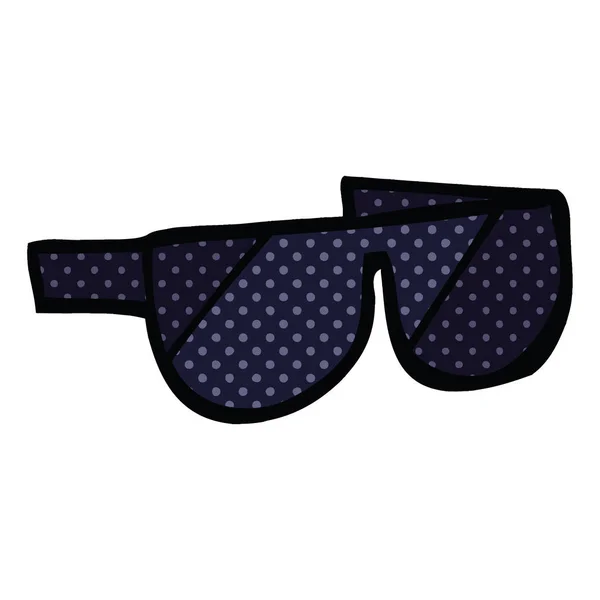 Óculos Sol Banda Desenhada Estilo Quadrinhos — Vetor de Stock