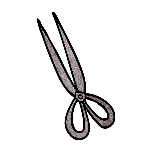 Karikatur Doodle Scissors Vektor Illustration — Stockvektor