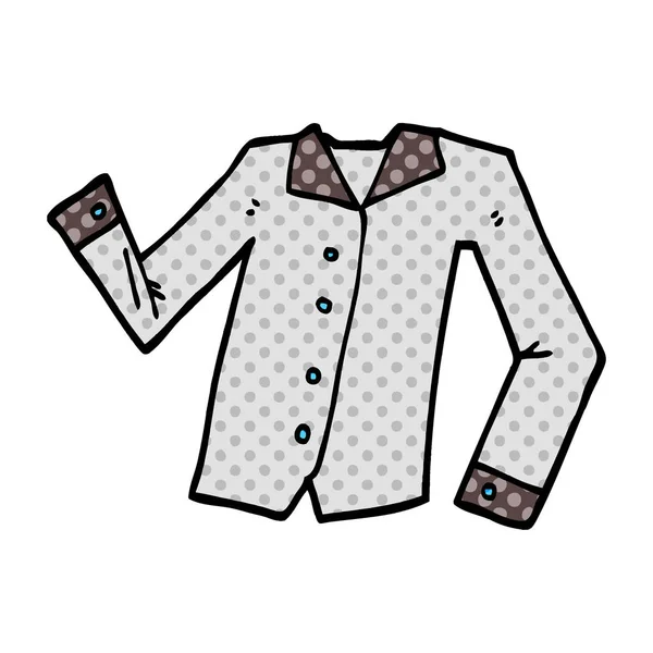 Koszula Kreskówka Doodle — Wektor stockowy