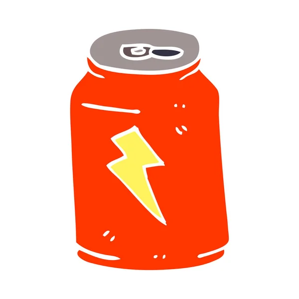 Cartoon Doodle Energy Drink — Stock Vector