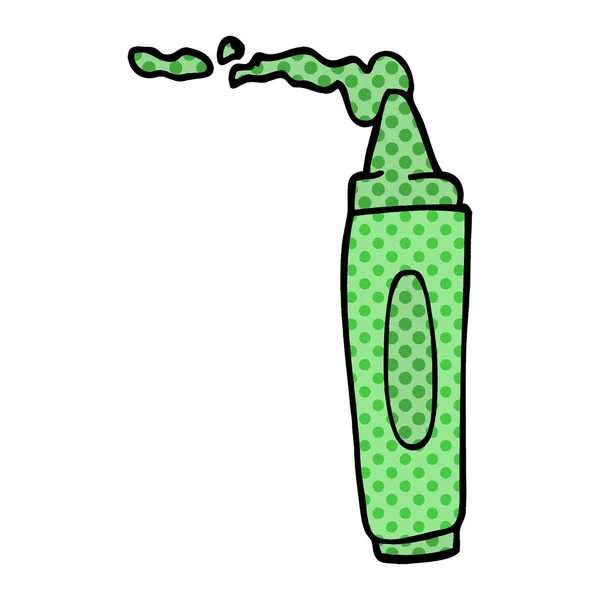 Cartoon Doodle Färbung Buntstift — Stockvektor