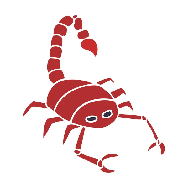 Cartoon Doodle Scorpion — Stock Vector