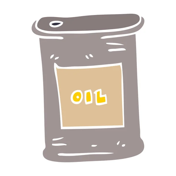 Cartoon Doodle Olio Motore — Vettoriale Stock