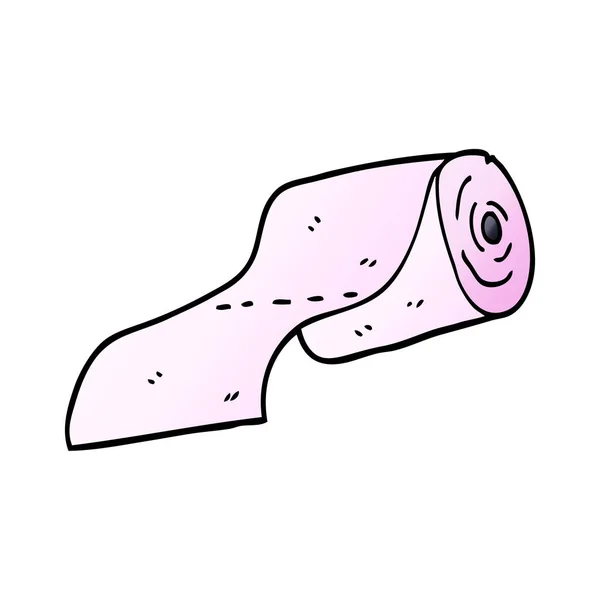 Cartoon Doodle Toalettpappershållare — Stock vektor