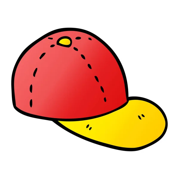 Desenho Animado Doodle Pico Cap — Vetor de Stock