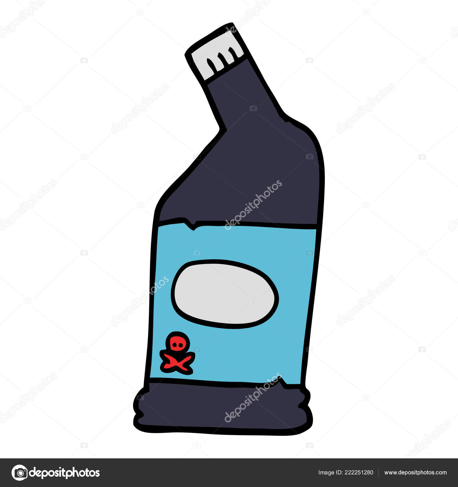 Cartoon Doodle Bleach Cleaner Stock Vector Image by ©lineartestpilot 222251280