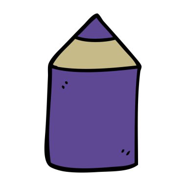 çizgi film doodle renkli kalem