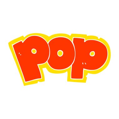 düz renk Pop simgesinin resmi