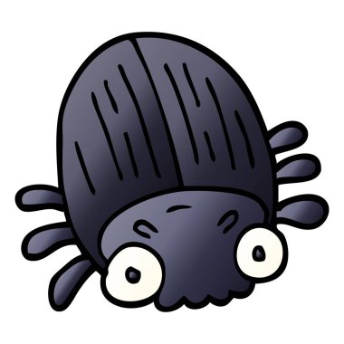 Doodle büyük böceği çizgi film