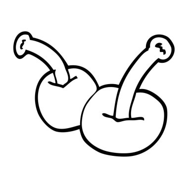 çizim karikatür kiraz