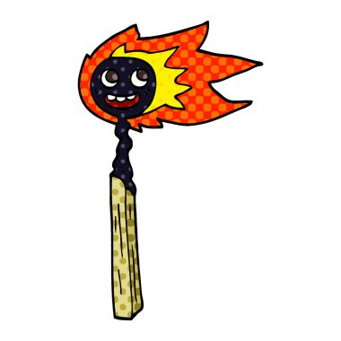 çizgi film doodle maç vektör çizim