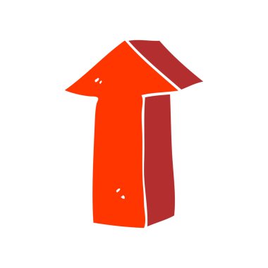 düz renk ok gösterimi