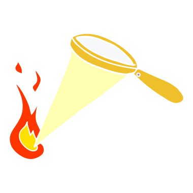 çizgi film doodle Büyüteç