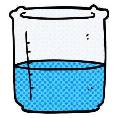 çizgi film doodle bilim kabı