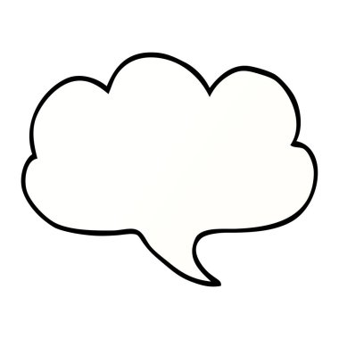 çizgi film doodle ifade kabarcık