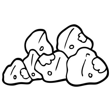 çizim karikatür altın kümeleri