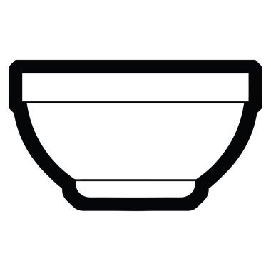 vektör simge tasarlamak bir kase