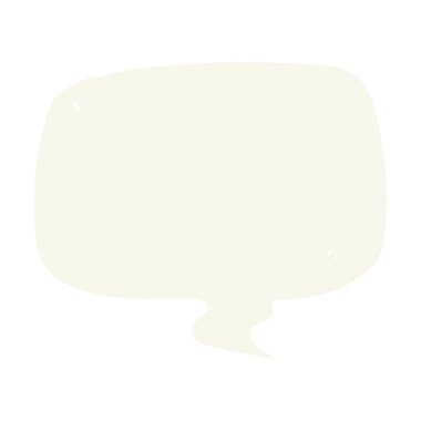 düz renk stil karikatür konuşma balonu