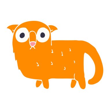 çizgi film doodle komik kedi