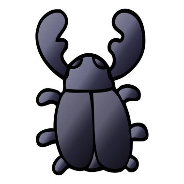 Doodle büyük böceği çizgi film