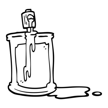 siyah beyaz çizgi film sprey olabilir