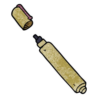 çizgi film doodle office kalem