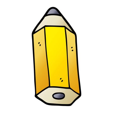 vektör degrade illüstrasyon karikatür kalem