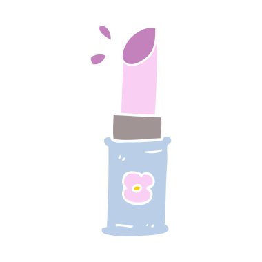 çizgi film doodle ruj illüstrasyon