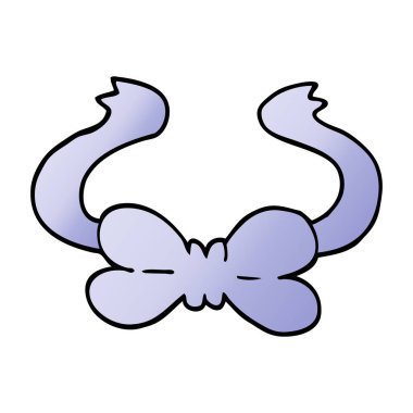 çizgi film doodle papyon