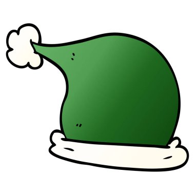 çizgi film doodle Noel şapka