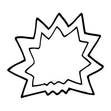 çizim karikatür patlama