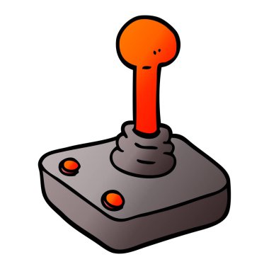 vektör degrade illüstrasyon karikatür oyun çubuğu