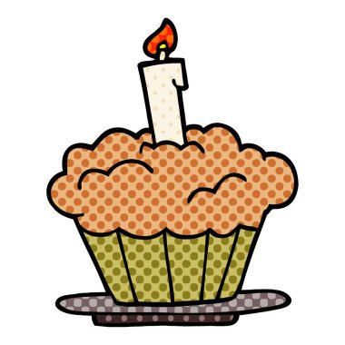 çizgi film doodle Doğum günü pastası