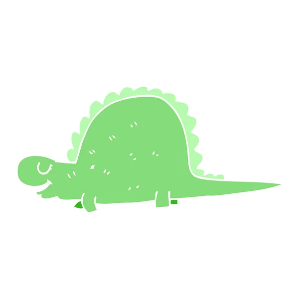 Cartoon Doodle Prehistoric Dinosaur — Stock Vector