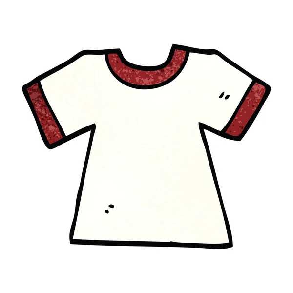 Camisa Desenho Animado Doodle Tee — Vetor de Stock