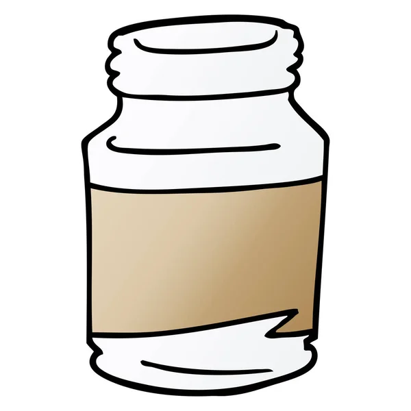 Γελοιογραφία Doodle Χάπι Βάζο — Διανυσματικό Αρχείο