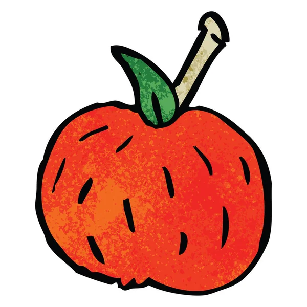 Kreskówka Doodle Organiczny Pomarańczowy — Wektor stockowy